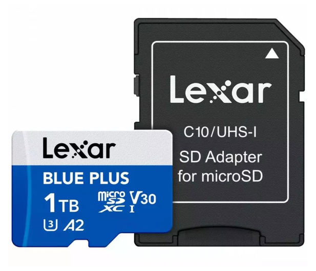 Lexar 1TB microSDXC Blue Plus UHS-I A2 V30 - 1539419 - zdjęcie